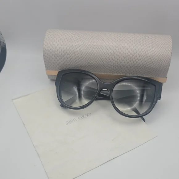 Jimmy Choo Black & Gray Cat Eye Star ? Women display picture 2